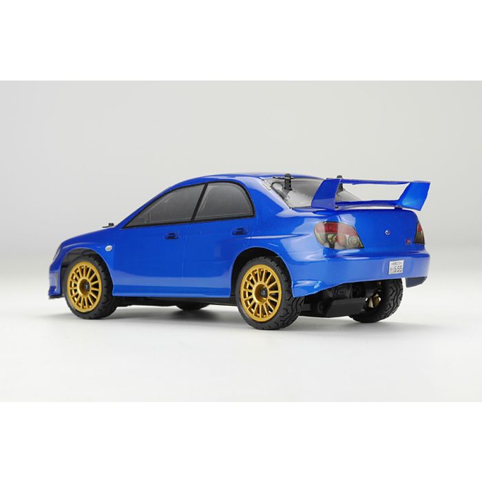 Carisma 1:24 GT24 2006 Subaru STI Micro RTR RC Rally Car - Blue