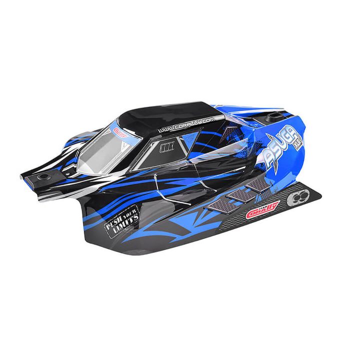 Corally Polycarbonate Body Asu Ga XLR Painted Blue Cut 1 Pc