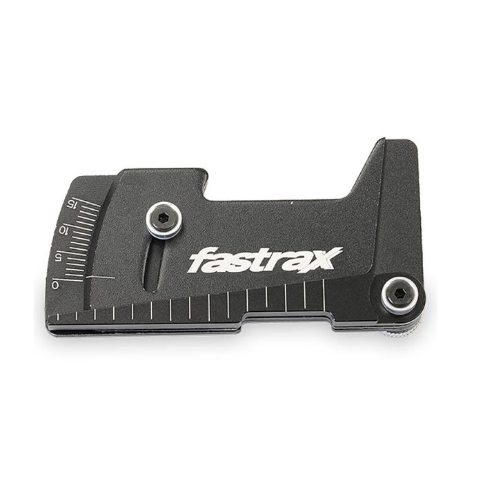 Fastrax Aluminium RC Car Ride Height & Camber Gauge - Black