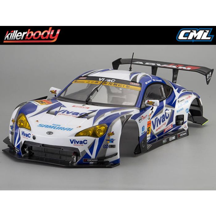 Killerbody 1/10 VivaC 86 MC - Toyota GT86 GT LeMans Style Finished RC Car Body