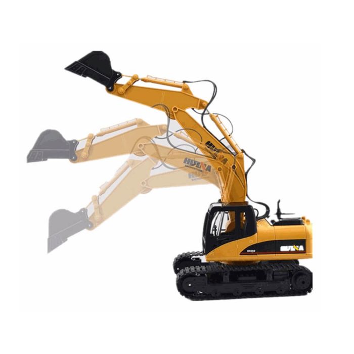 Huina 1/14 RC Excavator Digger w/ Metal Bucket, Lights & Sound
