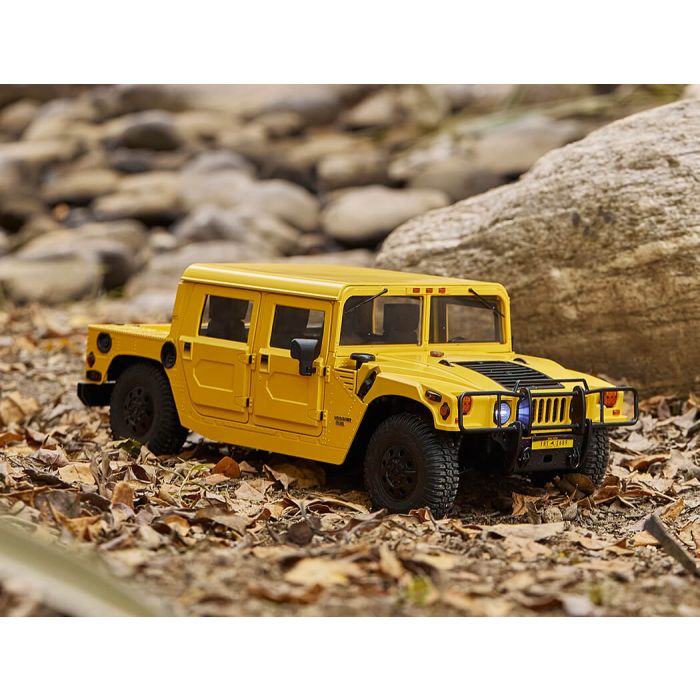 FMS 1/12 Hummer H1 Alpha Highly Detailed ARTR (no Batt) RC Car - Yellow