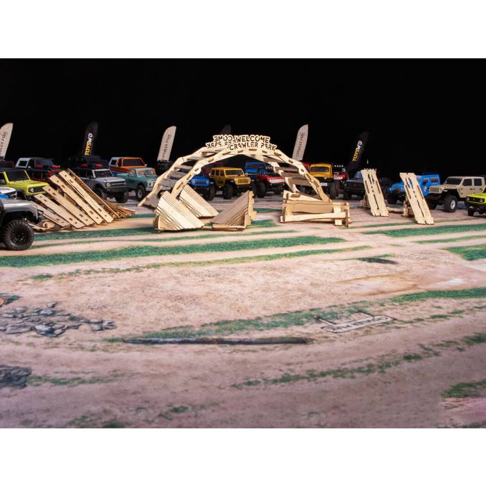 Crawler Park Welcome Kit 1/18 & 1/24 RC Car Track - 5 Obstacles