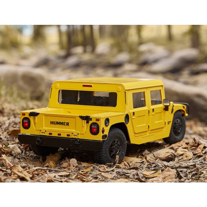 FMS 1/12 Hummer H1 Alpha Highly Detailed ARTR (no Batt) RC Car - Yellow