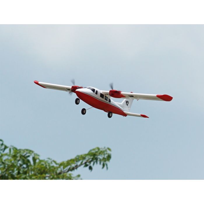 Xfly P68 Twin RC Plane (850mm) ARTF (no Tx/Rx/Batt/Cgr) - Red