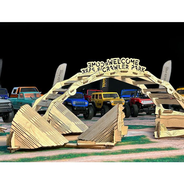 Crawler Park Welcome Kit 1/18 & 1/24 RC Car Track - 5 Obstacles