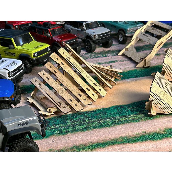 Crawler Park Welcome Kit 1/18 & 1/24 RC Car Track - 5 Obstacles