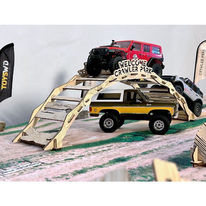 Crawler Park Welcome Kit 1/18 & 1/24 RC Car Track - 5 Obstacles