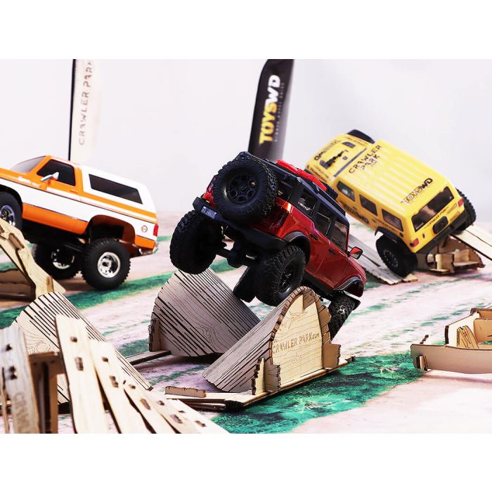 Crawler Park Welcome Kit 1/18 & 1/24 RC Car Track - 5 Obstacles