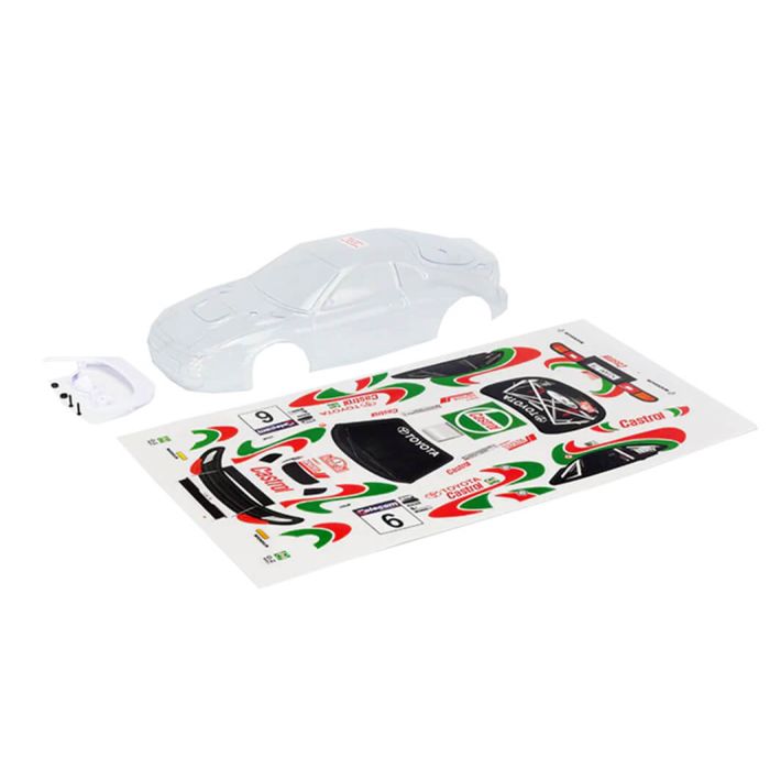 Carisma GT24 1/24 Castrol Toyota Celica GT-Four WRC Clear RC Car Body
