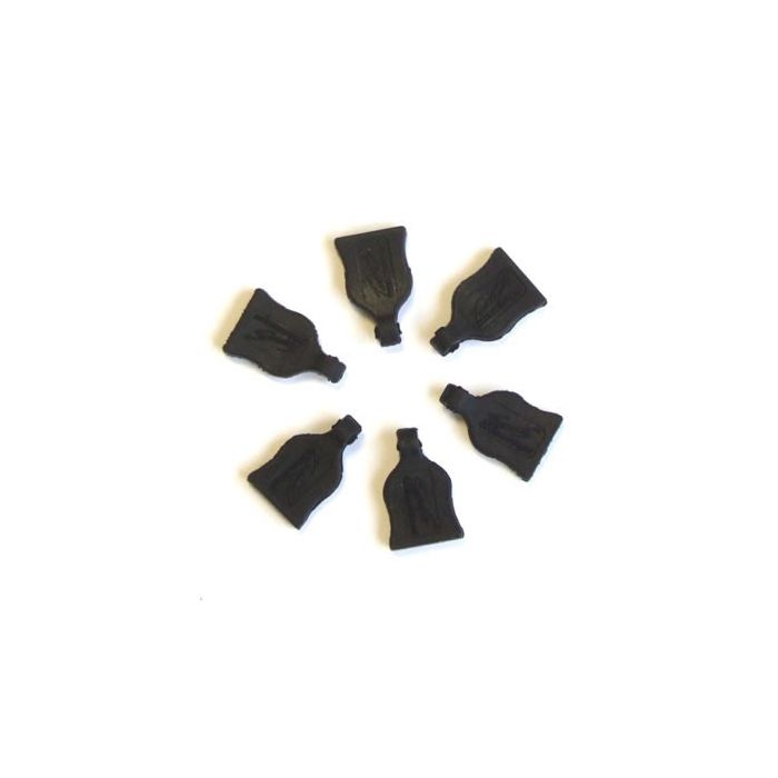 Fastrax Rubber Pull Tabs for RC Cars (6pcs) - Easy Removal Of Body Clips! FAST206-1