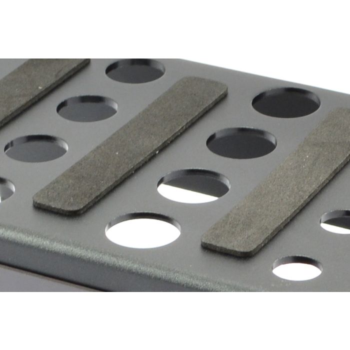 Fastrax Black Anodised Aluminium Car Pit Stand for RC Cars