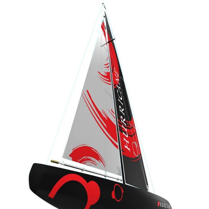 Volantex Racent Hurricane 1 Metre Sail Yacht Boat Ready To Sail
