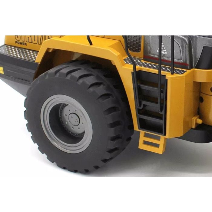 Huina RC Die-Cast Metal Wheel Loader Bulldozer - Sound & Lights