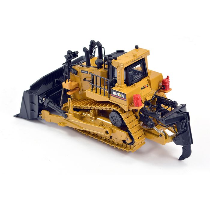 Huina 1:50 Diecast Bulldozer Earthmover Highly Detailed Static Display Model