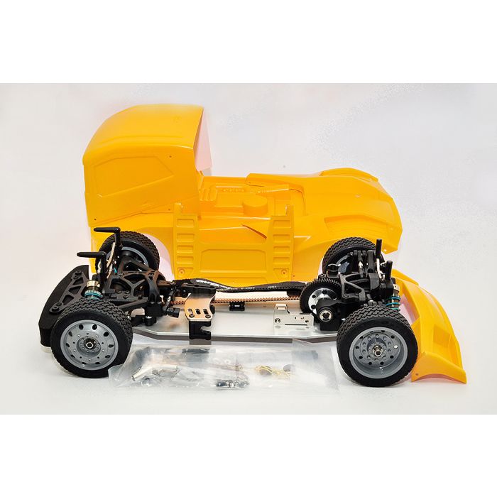 Hobao OFNA EPX RC Electric Truck Rolling Chassis  - Yellow