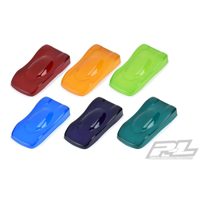 PROLINE RC CAR BODY PAINT - CANDY 6 PACK (6x60ml) For Airbrush