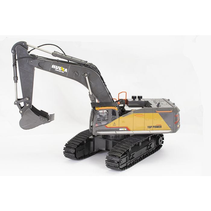 Huina RC Excavator Digger w/ Metal Bucket, Lights & Sound