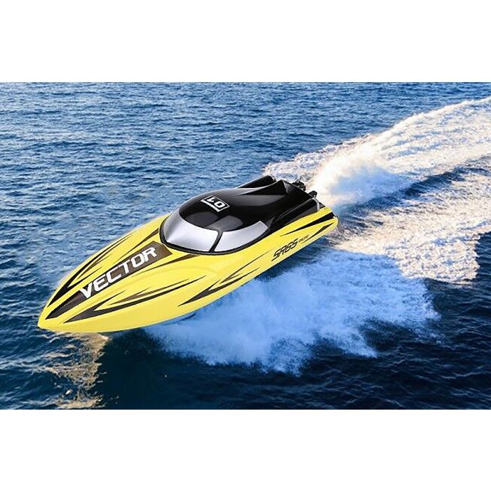 Volantex Racent Vector SR65CM Brushless RTR Racing RC Boat - Yellow (EU Plug)