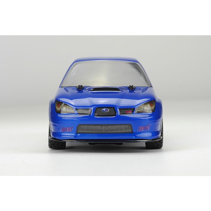 Carisma 1:24 GT24 2006 Subaru STI Micro RTR RC Rally Car - Blue