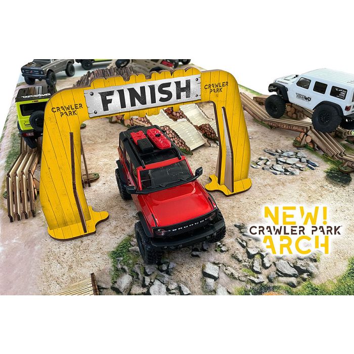 Crawler Park Start/Finish Arch – 1/24 & 1/18 RC Car Off Road Track Circuit