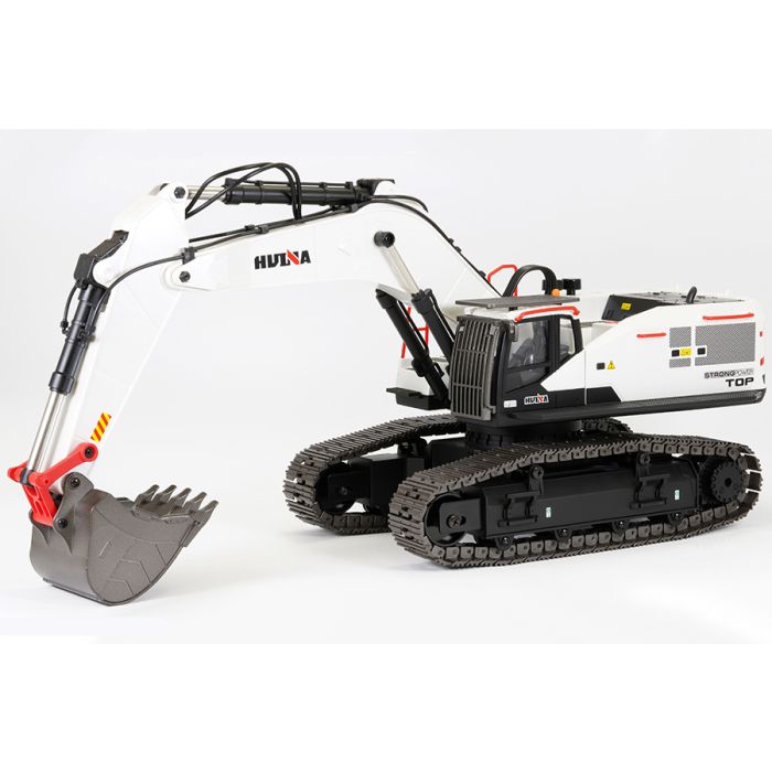 Huina RC Excavator Digger w/Metal Parts, 4 x Tools, LED Lights & Sound