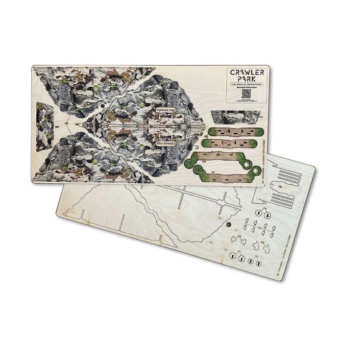 Crawler Park Uphill Obstacle – 1/24 & 1/18 RC Car Off Road Track Circuit