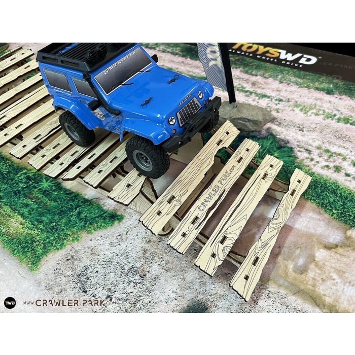 Crawler Park 1/18 & 1/24 Scale RC Truck Bridge Obstacle