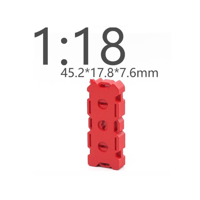 Fastrax 1/18th Red Oil Box 45.2x17.8x7.6mm