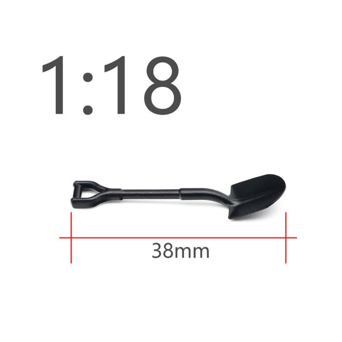 Fastrax 1/18th Scale Metal Shovel 38mm Long