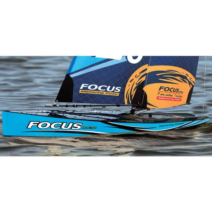 Joysway Focus V3 One Metre RC Sailboat RTR - Blue