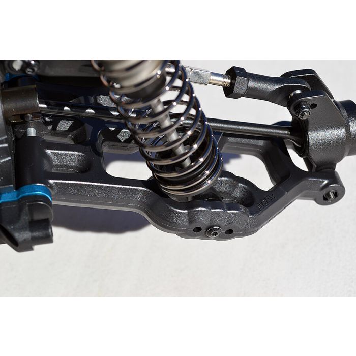 RPM Rear A-Arms Black For Team Associated MT8