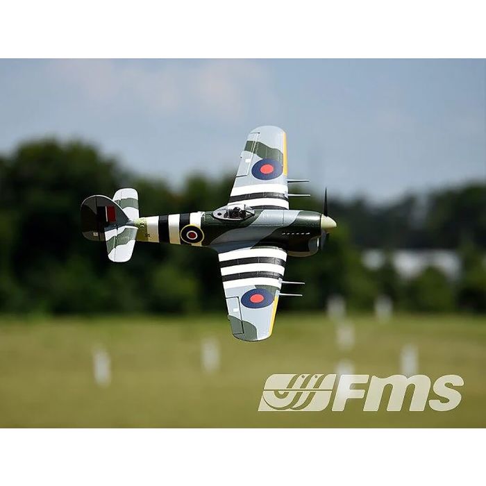 FMS 1100mm Hawker Typhoon RC Warbird PNP Version