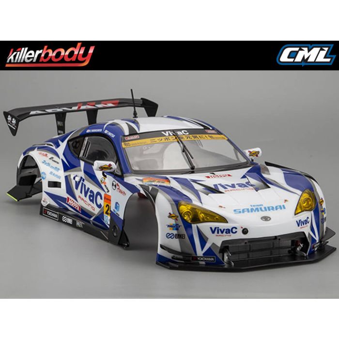Killerbody 1/10 VivaC 86 MC - Toyota GT86 GT LeMans Style Finished RC Car Body