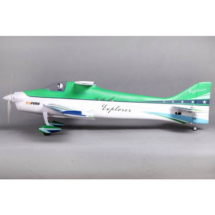 FMS Explorer F3A Sport RC Pattern Plane (1020mm) ARTF (no Tx/Rx/Batt) - Green