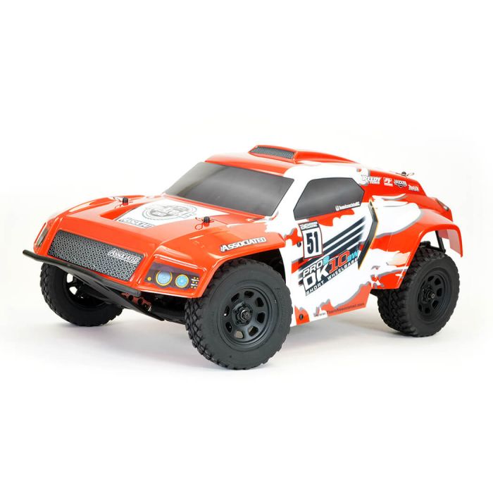 Team Associated 1:10 Pro2 DK10SW ARTR (no Batt) RC Dakar Buggy - Red