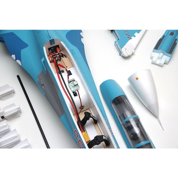 FMS Sukohi Su-27 EDF RC Fighter Jet ARTF (no Tx/Rx/Batt) - Blue