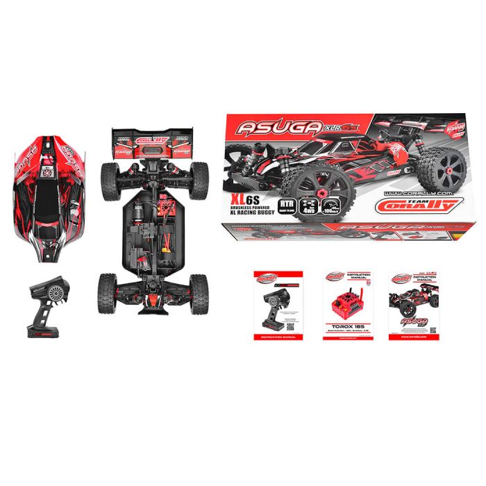 Corally Asuga XLR 6S ARTR (no Batt) Brushless XXL 1/8 RC Monster Buggy
