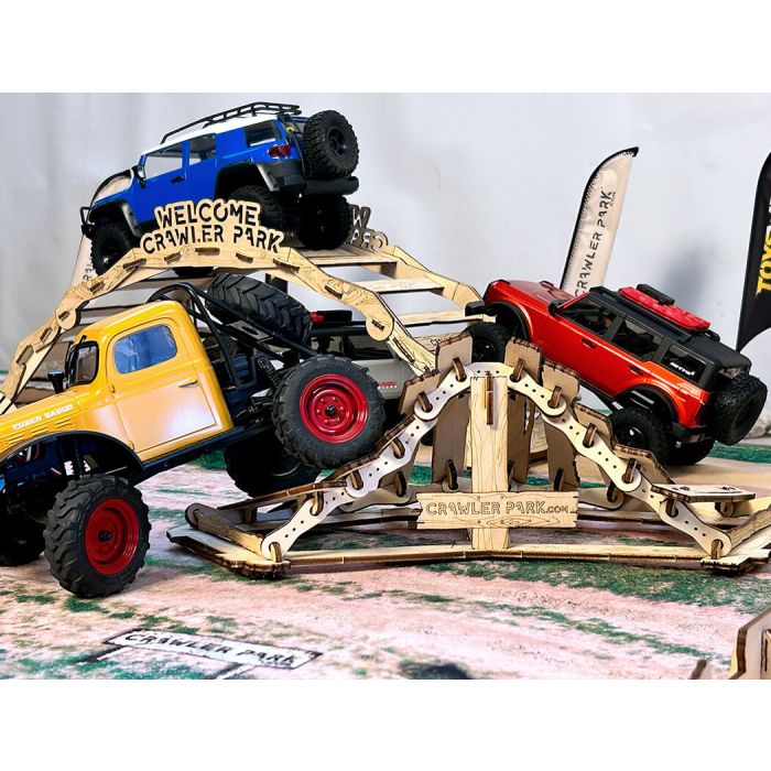 Crawler Park Welcome Kit 1/18 & 1/24 RC Car Track - 5 Obstacles
