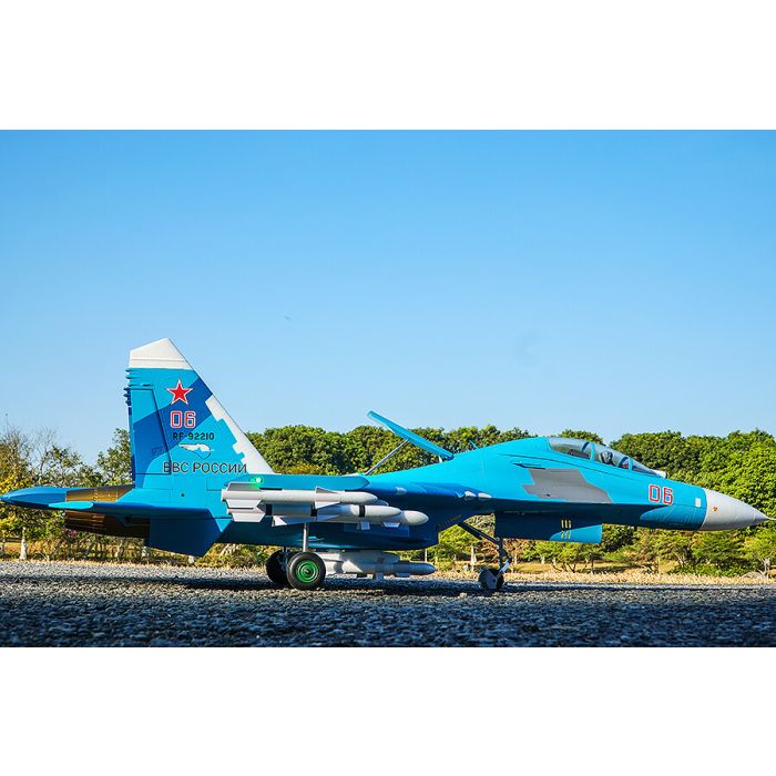 FMS Sukohi Su-27 EDF RC Fighter Jet ARTF (no Tx/Rx/Batt) - Blue