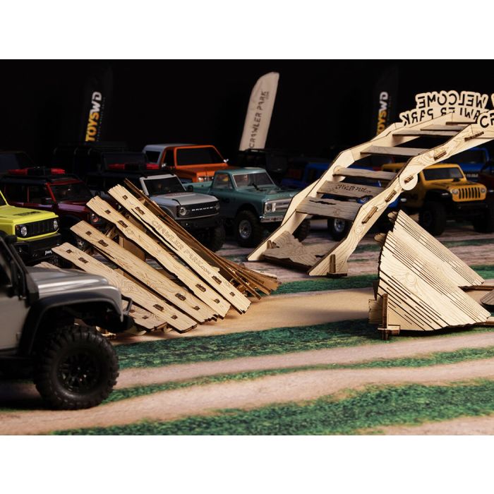 Crawler Park Welcome Kit 1/18 & 1/24 RC Car Track - 5 Obstacles