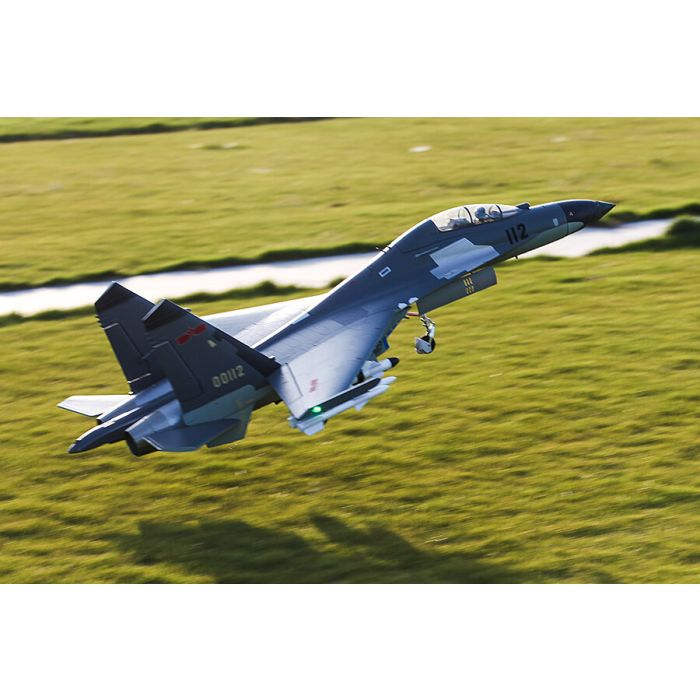 FMS Sukohi Su-27 / J-11 EDF RC Fighter Jet ARTF (no Tx/Rx/Batt) - Grey