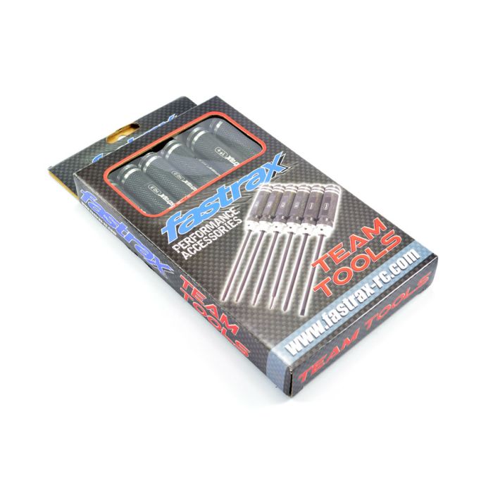 Fastrax Team 6 Piece Metric Hex Wrench & Screwdriver Tool Set - High Quality