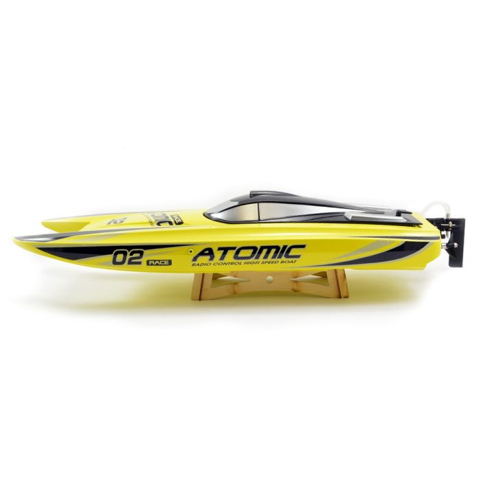 Volantex Racent Atomic 70cm Brushless Racing Speed Boat ARTR Yellow no Bat/Chg