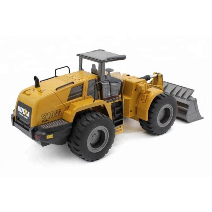 Huina RC Die-Cast Metal Wheel Loader Bulldozer - Sound & Lights