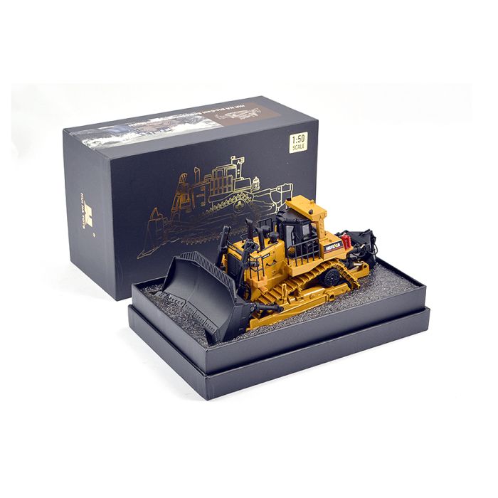 Huina 1:50 Diecast Bulldozer Earthmover Highly Detailed Static Display Model