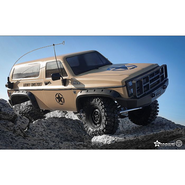 Gmade 1:10 GS02F Buffalo (Military) TS K5 Blazer RC Rock Crawler Kit