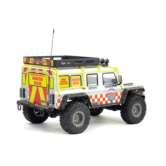 FTX 1:10 Kanyon V2 Trail Crawler RTR RC Truck w/Lights – Mountain Rescue Edition