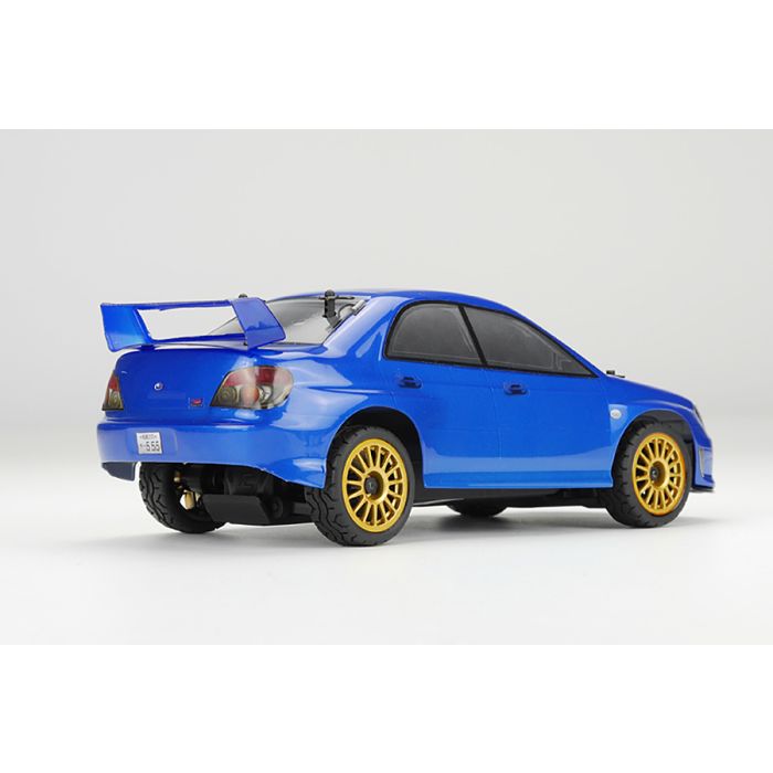 Carisma 1:24 GT24 2006 Subaru STI Micro RTR RC Rally Car - Blue