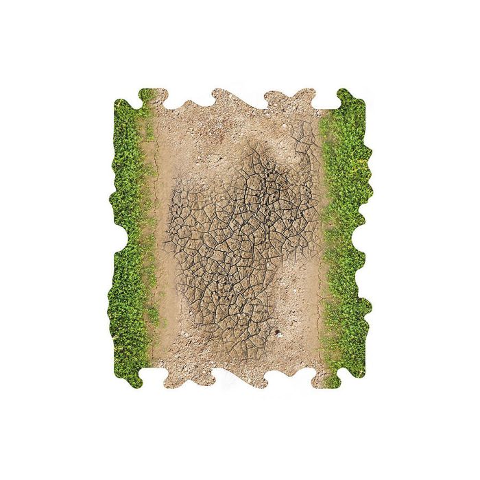 Crawler Park 2x Dirt & Grass Half Straights – 1/24 & 1/18 RC Car Off Road Track